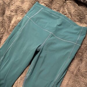 Lululemon Athletica Teal and Gray Leggings